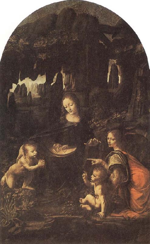 LEONARDO da Vinci Virgin of the Rocks Germany oil painting art